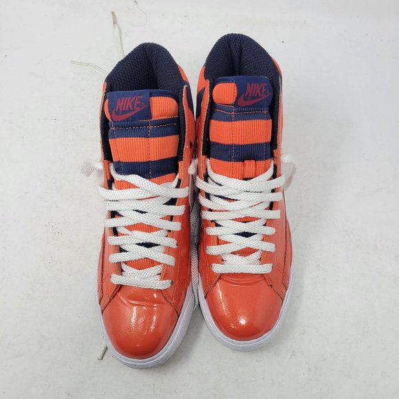 Nike Blazer SP LE Mid High Team Orange Obsidian Navy BLue 379416-811 Aub… - Picture 5 of 16